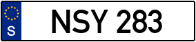 Truck License Plate
